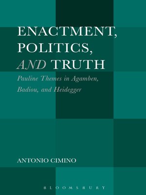cover image of Enactment, Politics, and Truth